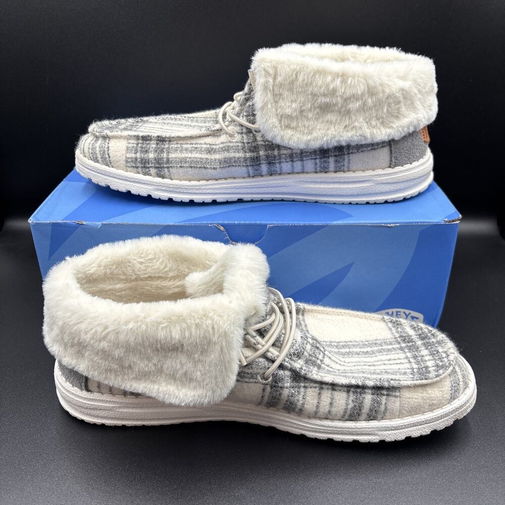 Cozy Women's Plaid Ankle Boots